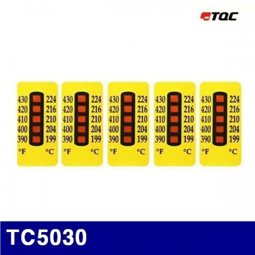 티큐시 4420974 온도 라벨 TC5030 88  93  99  104  110(도)  (1SET)