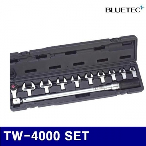 블루텍 4017600 토크렌치세트-TW형 TW-4000 SET 8.1-40.8kgf.m (1EA)