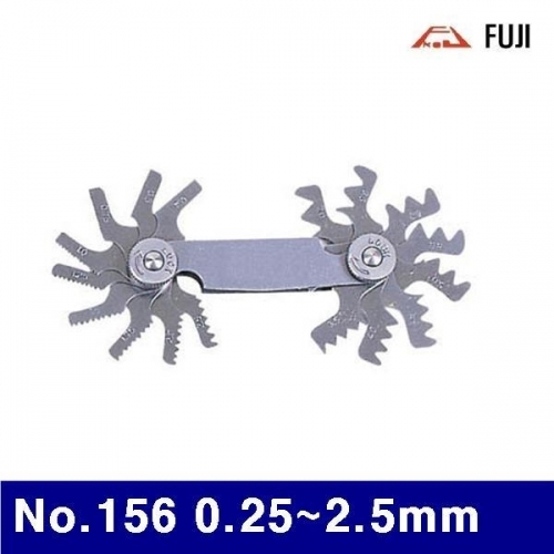 후지 4310127 피치게이지 No.156 0.25-2.5mm (1EA)