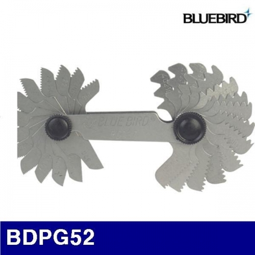 블루버드 4001788 피치게이지 BDPG52 0.25-6.0mm/4-62산(Inch) (1EA)