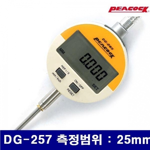 피코크 106-0281 디지털 다이얼 게이지 DG-257 측정범위   25mm (1EA)