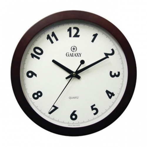 베이직우드 벽시계(중 CW1032 330㎜ 브라운) 시계 초시계