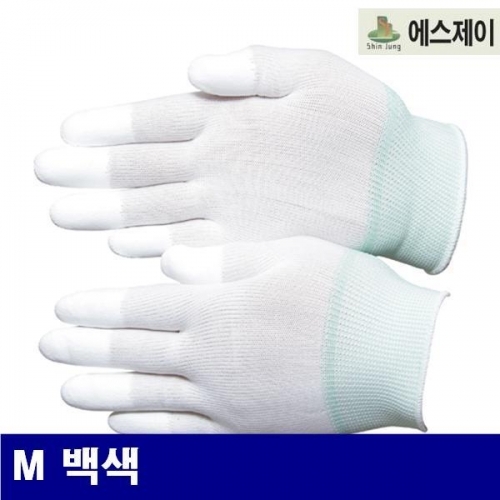 SJ 8601212 PU-TOP코팅장갑 M 백색  (10EA)