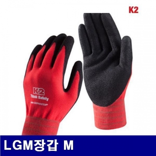 K2 8464347 안전장갑 LGM장갑 M RED (묶음(10조))