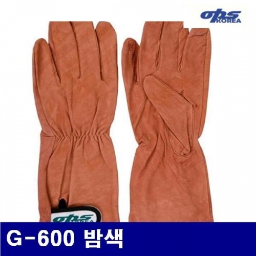 옵스코리아 8570967 알곤장갑 G-600 밤색 내피無 (10조)