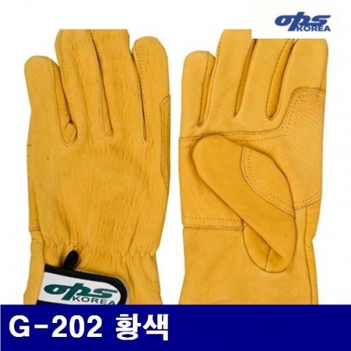 옵스코리아 8570949 알곤장갑 G-202 황색 내피有 (10조)