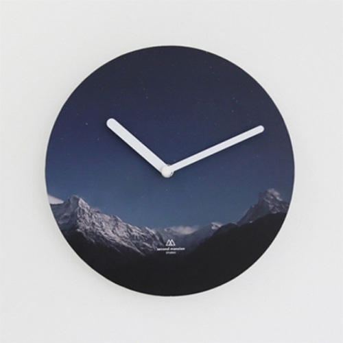 OBJECT CLOCK (SNOW MOUNTAIN) 모던 벽시계 인테리어시계 선물용시계