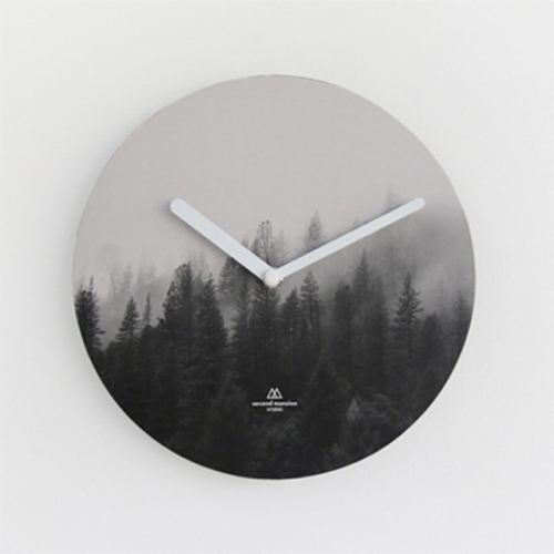 OBJECT CLOCK_MISTY FOREST 모던 벽시계 인테리어시계 선물용시계