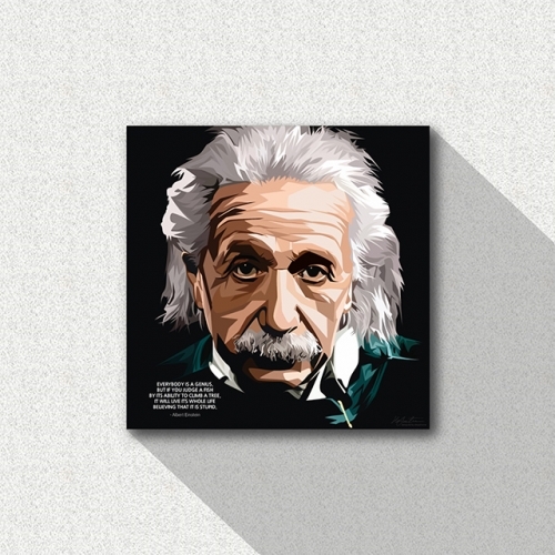 (타이탄갤러리) 아인슈타인 명언 인테리어 액자 소형(2525cm 아크릴)