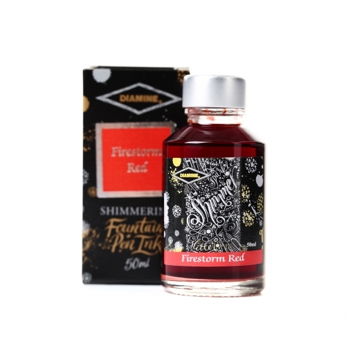 디아민 쉬머링 병 잉크 파이어 스톰 레드(50ml)