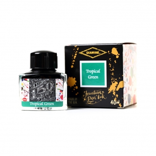 디아민 150주년 기념 병 잉크 Tropical Green 40ml
