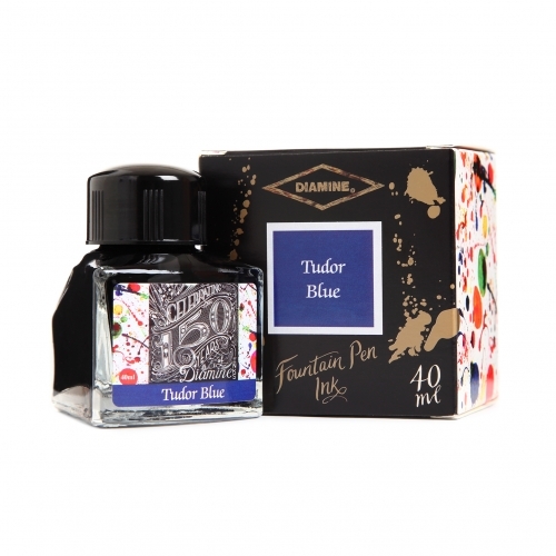 디아민 150주년 기념 병 잉크 Tudor Blue 40ml