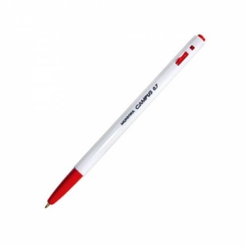 문화 캠퍼스볼펜(0.7mm-적) 다스(12개입) M501017