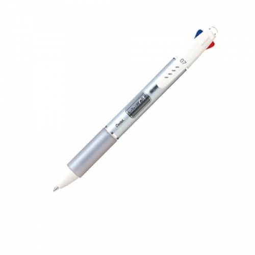 펜탈 롤리4색 볼펜(BPC47-0.7mm-백색) M501667