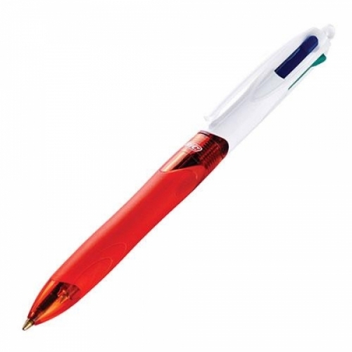 BIC 4색 그립볼펜(파인-0.7mm) M501224