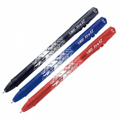 BIC)엑스트라 이지클릭 볼펜(0.5mm-적) M503826