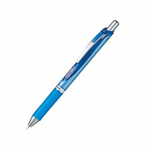 펜탈)에너겔 니들포인트펜(노크식-BLN75-0.5mm-청) M503572