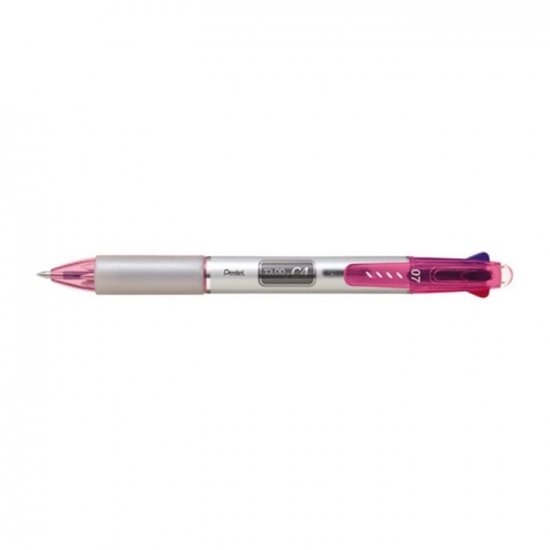 롤리4색볼펜(분홍 0.7 BPC47 1자루 PENTEL)