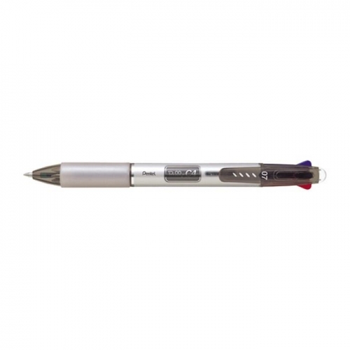 롤리4색볼펜(흑색 0.7 BPC47 1자루 PENTEL)
