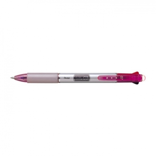 롤리3색볼펜(분홍 0.7 BPC37 1자루 PENTEL)