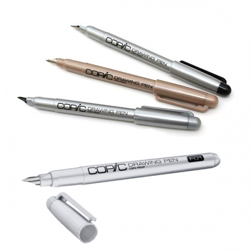코픽 드로잉펜 블랙 세피아 0.1mm 0.2mm