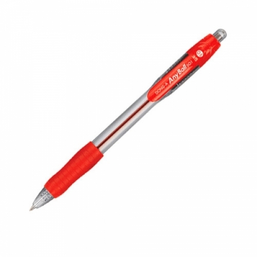 동아)애니볼501(0.5mm 적)-다스(12개입) 일반볼펜