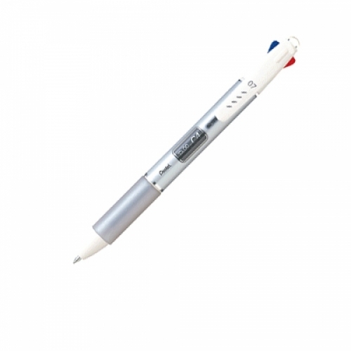 펜텔)롤리4색 볼펜(BPC47 0.7mm 백색) 다기능볼펜