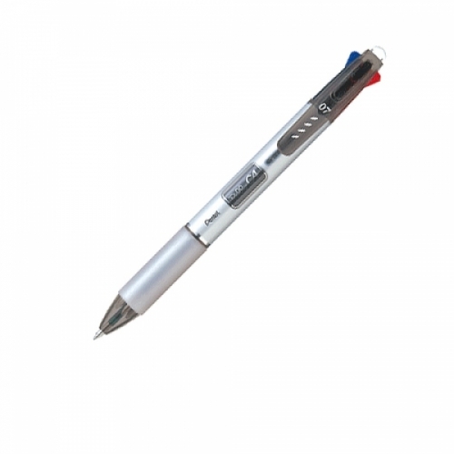 펜텔)롤리4색 볼펜(BPC47 0.7mm 흑) 다기능볼펜