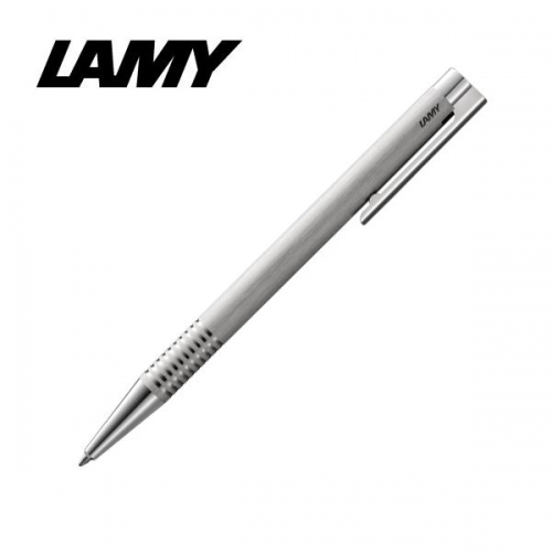 라미 LAMY 로고 브러쉬스틸 볼펜