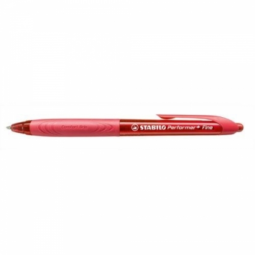 스타빌로 퍼포머플러스 볼펜(F-0.7mm-레드-다크레드) M503809