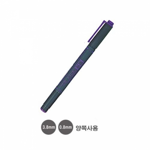 제브라 옵텍스 형광펜(양쪽사용 보라) M505118