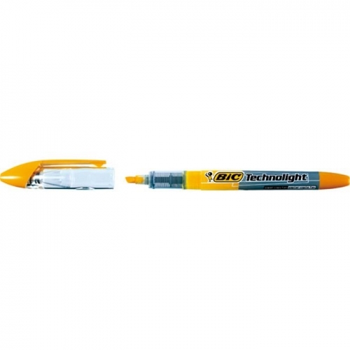 테크노라이트 형광펜(주황 1자루 BIC)