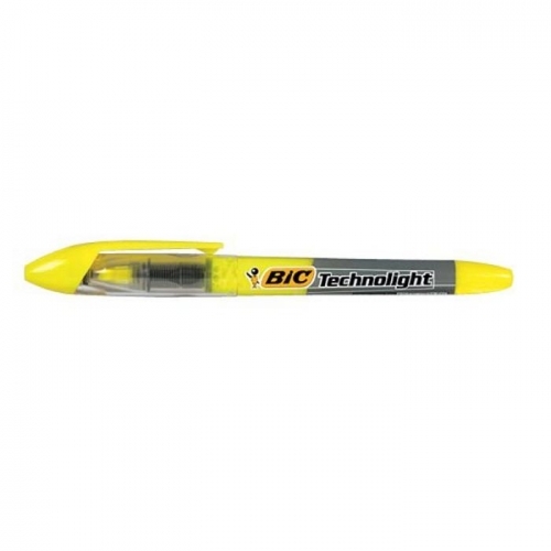 테크노라이트 형광펜(노랑 1자루 BIC)