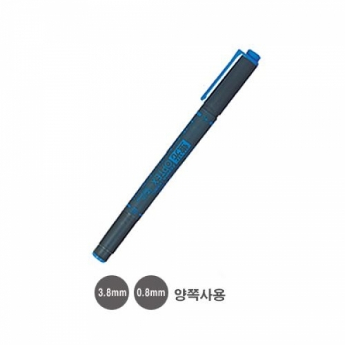 제브라)옵텍스 형광펜(양쪽사용 3.8mm_0.8mm_청색)-다스(10개입)