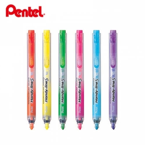 펜텔 핸디라인S SXS15 노크식 형광펜