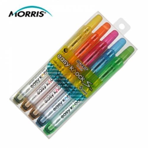 모리스 이지노크S MRH-105-5S 5색 형광펜 세트