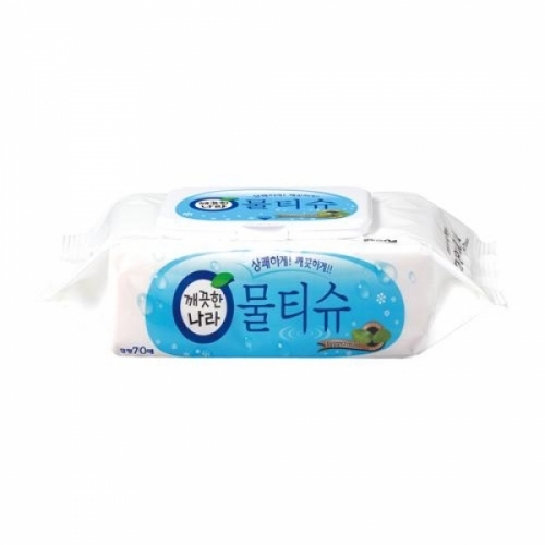 깨끗한나라 물티슈(70매 캡형 1개)