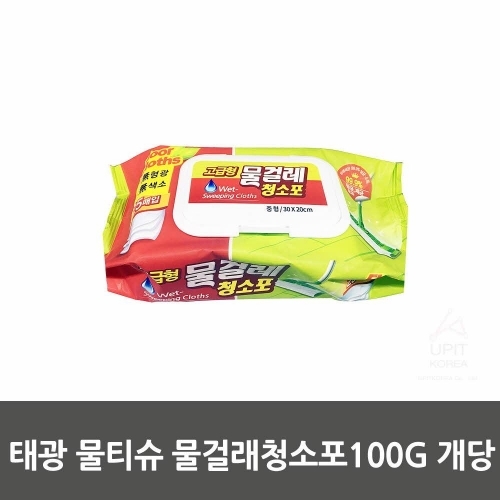 태광 물티슈 물걸래청소포100G 개당