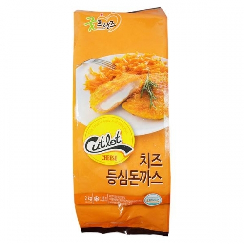 굿프랜즈 치즈등심돈까스 2kg