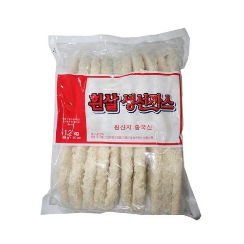 천일 흰살생선까스1.2kg(20P) 2개