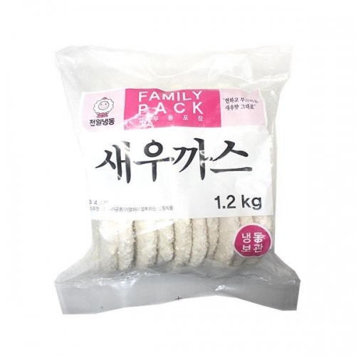 (냉동)천일 새우까스1.2kg