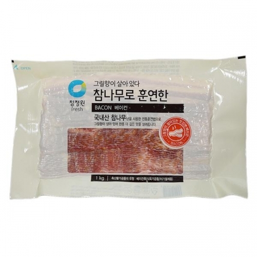 청정원 참나무로훈연한 베이컨 1kg