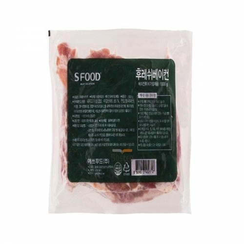 (냉동)SFOOD후레쉬베이컨 1kg