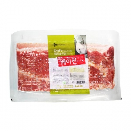 (냉동)CJ 쉐프솔루션 맛있는베이컨1kg