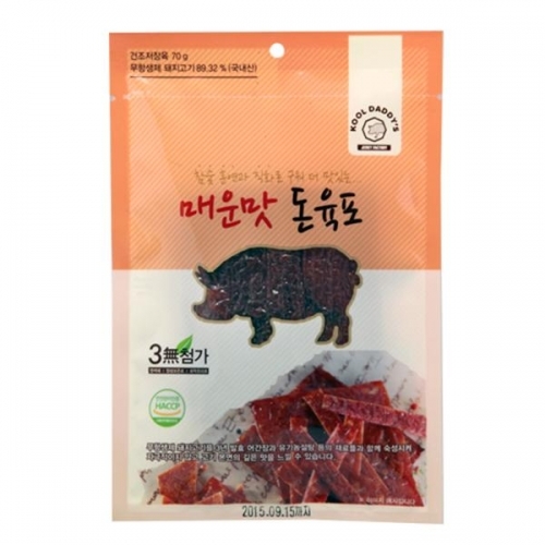 두레생협 매운맛 돈육포(70g)