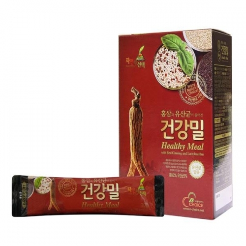 자연의선택 건강선식 홍삼과 유산균이 들어간 건강밀 300g(30gx10포)