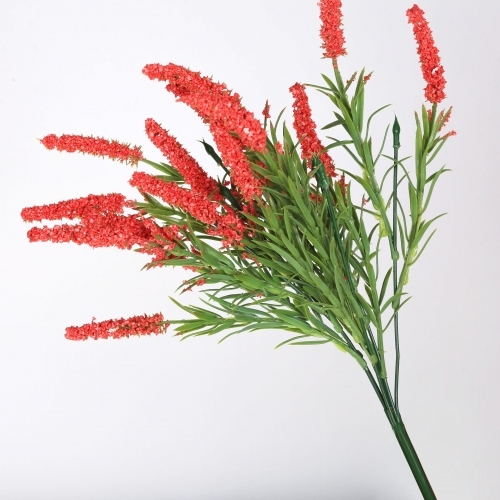 라벤다부쉬(빨강) 조화장식 조화 인조꽃 조화꽃