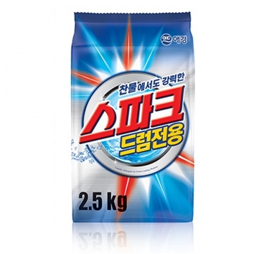 애경 스파크 드럼 세탁 세제 2.5kg 리필 1개입