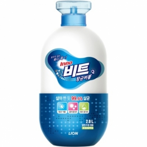 라이온 이노비트 항균 버블 살균 세탁세제 2000ml