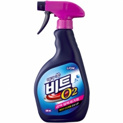 라이온 비트 O2 얼룩제거제 스프레이 500ml 1개입